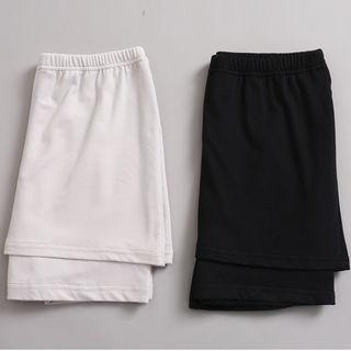 Inset Miniskirt Under Shorts