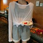 Light Oversize Long-sleeve T-shirt