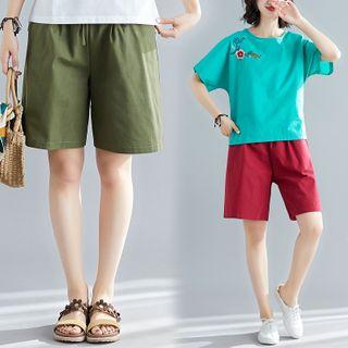 Plain Semi- Pants