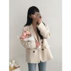 Double-breasted Flap-pocket Blazer