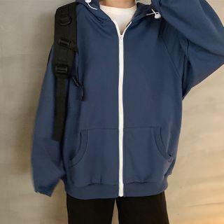 Zip Hoodie Blue - One Size