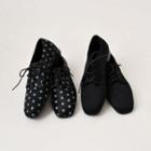 Square-toe Genuine Leather Oxfords
