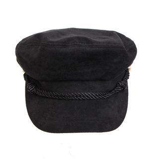 Button-detail Cord-trim Hat