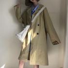 Double-breasted Trench Coat As Shown In Figure - One Size