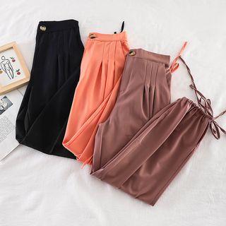 High-waist Cuff Harem Pants