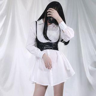 Plain Shirt / Cropped Camisole