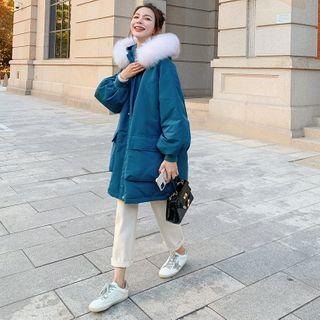 Hooded Padded Cargo Coat