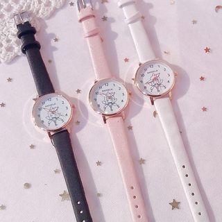 Faux-leather Fairy Strap Watch