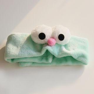 Cartoon Face Wash Headband Light Green - One Size