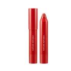 Nature Republic - Eco Crayon Lip Velvet - 5 Colors #04 Chilli Red