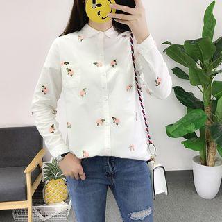 Sheep Embroidered Shirt