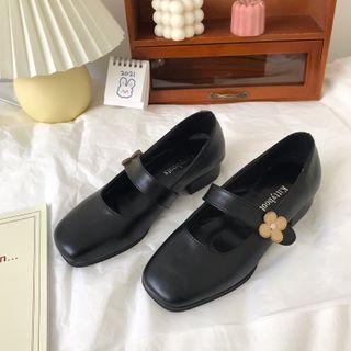 Flower Mary Jane Shoes