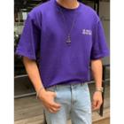 Letter Rainbow-printed T-shirt