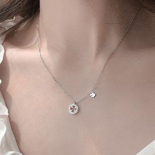 925 Sterling Silver Four-leaf Clover Necklace