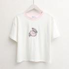 Shell Embroidered Short-sleeve T-shirt