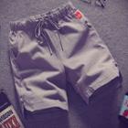 Frog Button Plain Shorts