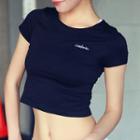 Cropped Sports Short-sleeve T-shirt
