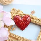 Heart Brooch 1 Pc - As Shown In Figure - One Size