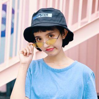 Printed Letter Bucket Hat