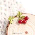 Cherry Mismatch Ear Stud 1 Pair - S925 Silver - One Size