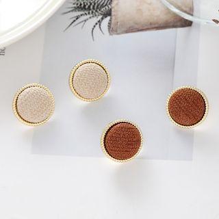 Round Stud Earring / Clip-on Earring