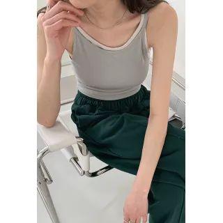 Halter U-neck Ribbed Crop Top