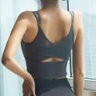 Mesh Panel Sports Camisole Top