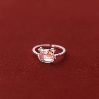 Tiger Ring 1 Pc - S925 Silver - Silver - One Size