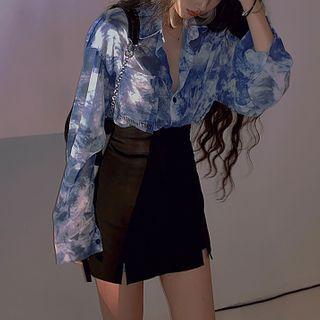 Print Shirt / Mini Skirt / Set