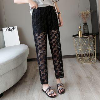 Cropped Lace Pants