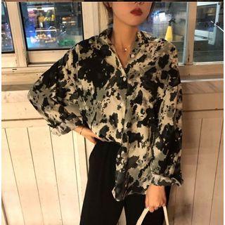 Splash Long-sleeve Shirt Black - One Size