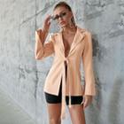 Long-sleeve V-neck Light Jacket