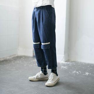 Pocket-detail Cropped Pants