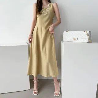 Flare Long Tank Dress