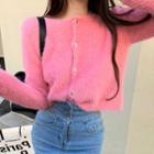 Fluffy Cardigan Pink - One Size