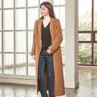 Single-breasted Hand-made Long Coat