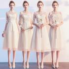 A-line Midi Wedding Dress