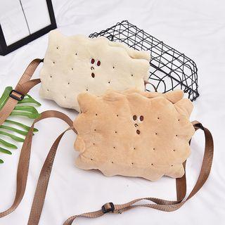 Velvet Biscuit Crossbody Bag