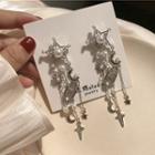 Star Chandelier Earring 50 - 1 Pair - Silver - One Size