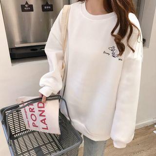 Cartoon Printing Long-sleeve Pullover