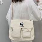 Flap Embroidered Crossbody Bag