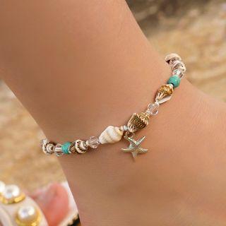 Alloy Shell Starfish Bracelet