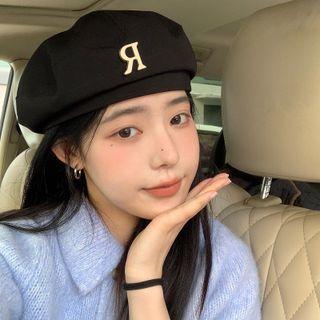 R Lettering Beret