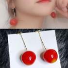 Cherry Drop Earring Red - One Size