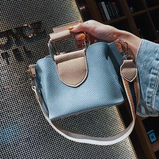 Faux Leather Shoulder Hobo Bag