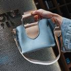 Faux Leather Shoulder Hobo Bag