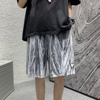 Applique Tie Dye Shorts