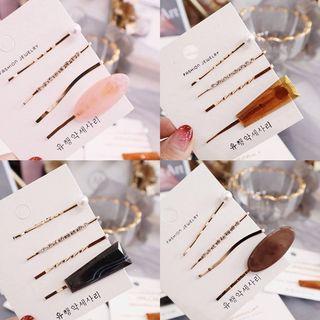 Set: Faux Pearl Rhinestone Hair Pin (various Designs)