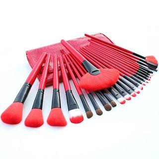 Set Of 24: Makeup Brush As Shown In Figure - One Size