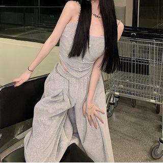 Camisole Top / Plain Sweatpants